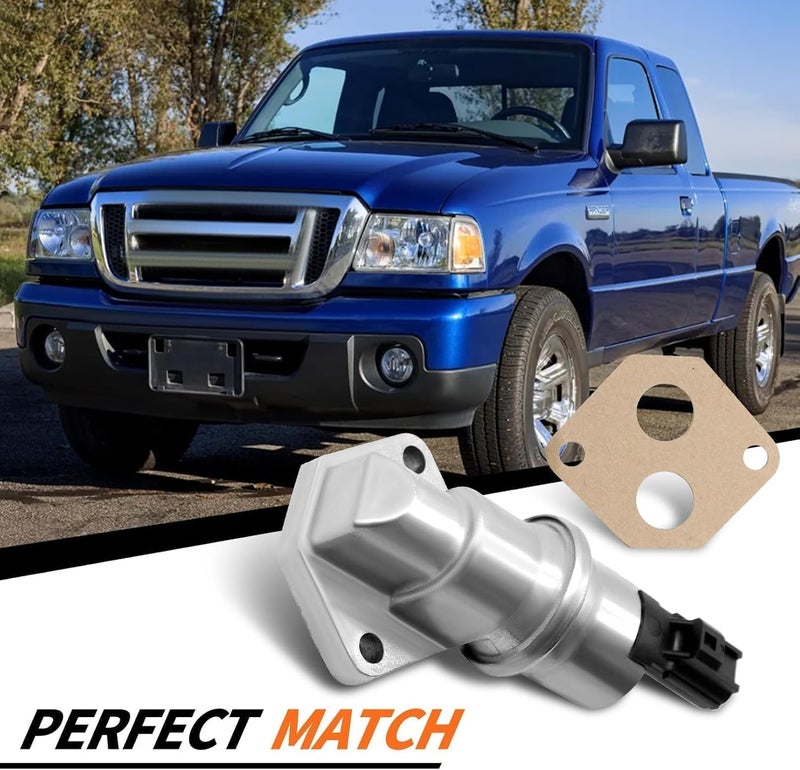 Aspaton Fuel Injection Idle Control Valve Compatible with Ranger Taurus B3000 Sable IAC Valve IACV 2001-2008 215-2061 AC239 1F2120660A 4F1Z9F715AA - Image 2